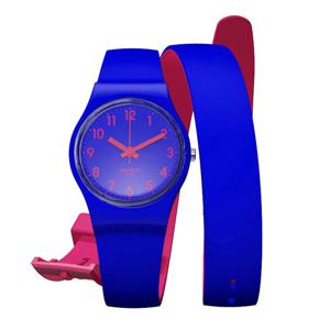 스와치 LS115 BIKO BLOO 여성 우레탄시계