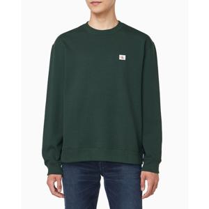 [캘빈클라인 진]남성 CK 라운드넥 맨투맨 티셔츠 그린 4RC273G (4RC273G-LLG)