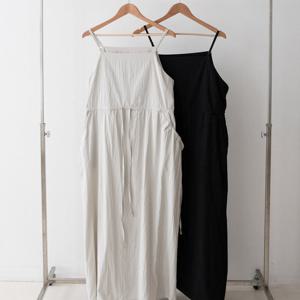 나야홍 / 빅사이즈끈원피스 V044L508 시원한심플셔링원피스 GO