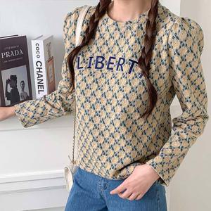 부루앤쥬디  리버티자가드퍼프라운드티셔츠 BPITB001L