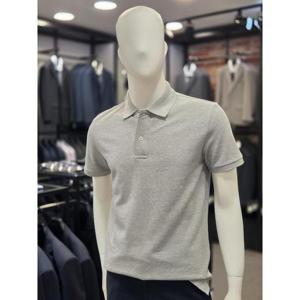 젠 세이브존01 캐주얼 베이직 폴로 카라티 100% 코튼 라이트 그레이 여름소재 자켓 이너용 MACA71-152