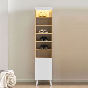 샤샤 아파트 현관 신발장 슬림 높은 오픈 400 LED 조명 무드등 (착불)