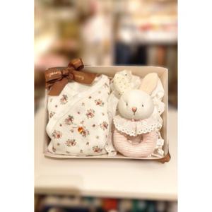 [아가방] 로메르 모달 배내우주 래블릿 딸랑이 인형 선물세트 (01S71755563401)