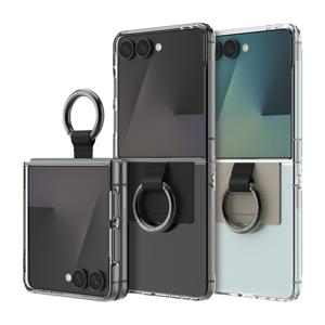 내셔널지오그래픽 갤럭시Z플립7 링 스트랩 크리스탈 슬림핏 케이스