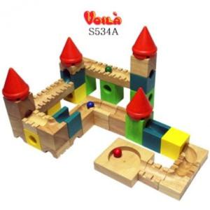 브알라 캐슬미로블록(S534A) 캐슬미로블록 S534A 원목 꼭지퍼즐 유아동퍼즐 완구 매트 출산 육아