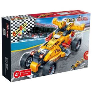 MSCT (반바오) 터보파워 옐로우폭스-풀백 모터 반바오 BO8609 종이 입체퍼즐 유아동퍼즐 완구 매트