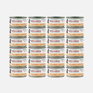 [24개세트] 알모네이쳐 캣 참치&새우 캔 70g