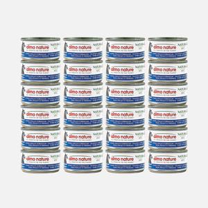 [24개세트] 알모네이쳐 캣 참치&닭고기&치즈 캔 70g