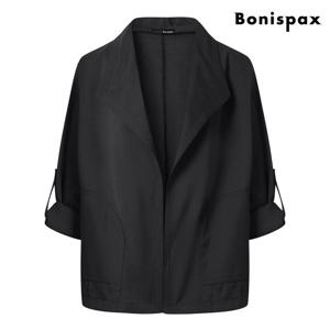 [보니스팍스]노카라 롤업 자켓(XP3JK004L0)