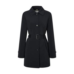 헤지스 여성 25FW 경량 하프 기장 트렌치 블랙 HSCO5C703BK