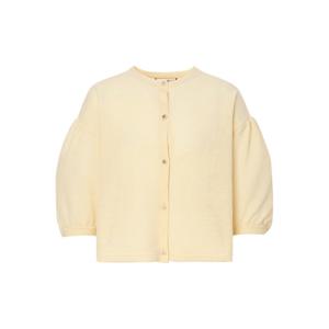 닥스 여성 25SS 베이지 글리터장식 린넨혼방 7부소매가디건 DLSW5B403I2