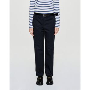 헤지스 여성 25FW 아이코닉 슬림핏 스트레치 치노 팬츠 네이비 HSPA5DC81N2