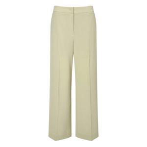 닥스 여성 25FW 베이지 멜란지 와이드 일자핏 뒷밴딩 슬랙스 팬츠 DLPA5C703I1