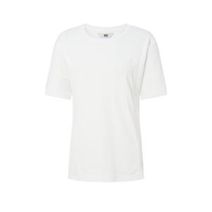 닥스 여성 25SS 화이트 와플 패턴 닥스훈트 로고 자수 반소매티셔츠 DLTS5B415WT