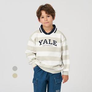 [예일키즈]예일키즈 스트라이프 카라 맨투맨 YJCTMTD33128