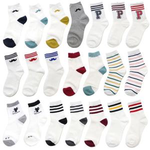 [서울양말]여자 패션양말 캐릭터 중목 단목 학생양말 무지양말 링글