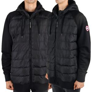 캐나다구스 25FW 남성 하이브리지 휴런 다운 후드 자켓 블랙 6843M