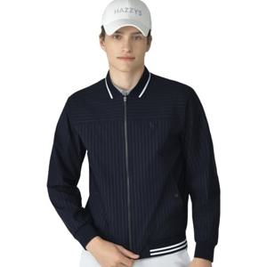 [헤지스골프] 네이비 남성 핀스트라이프 스태디움 점퍼HUJU5C614N3