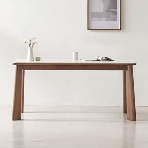 [데코라인] 모레나 원목 세라믹 6인 테이블(단품) (착불)