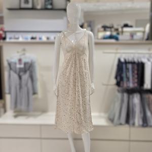 [바바라] 로맨틱 번아웃 프린트 시스루 물실크 슬립 AFS4613S BG