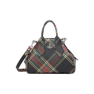 25 FW 비비안웨스트우드 여성 레드   그린 스몰 야스민 핸드백 252314F046009