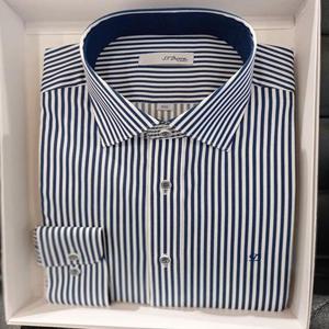 [듀퐁셔츠]SE5FM21LS318SNY_삼색테이프 디자인된 남방 셔츠