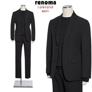 레노마 가을 써지원단 멋스러운 블랙 블레이져 캐주얼자켓RPCJ06AAS LDA