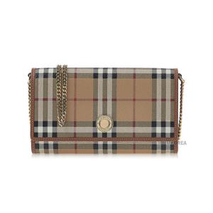 [버버리] 여성 체크 체인 스트랩 월렛백 8070413 LS HANNAH CH DFC A7026