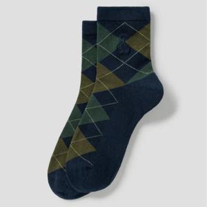 [빈폴] [발편한] 남성 아가일 중목 양말-네이비 BE58KTM17R 026