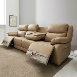 [더젠] 하스트 고급 올 나파가죽 전동리클라이너소파(4인용)