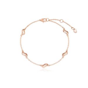 14K 핑크골드 글리머 패턴 팔찌 TBTK4P00922M