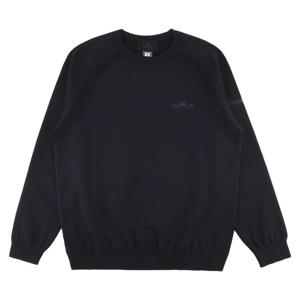 데상트 남성 듀얼리스 아모사 긴팔 스웨터 SP321DHT91BLK