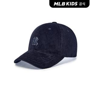 [MLB키즈 공식] 25FW 코듀로이 컬시브 레터링 볼캡 NY (Navy) 7ACPB0156-50NYS