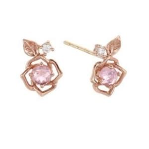 [로이드] 로제 장미 탄생석 GOLD 골드 귀걸이 LPTH4042T