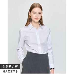 헤지스여성 HSSH5DC78 코튼 스판 솔리드 셔츠