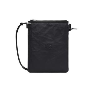 25 FW 요지야마모토 남성 블랙 가죽 크로스백 252138M171000