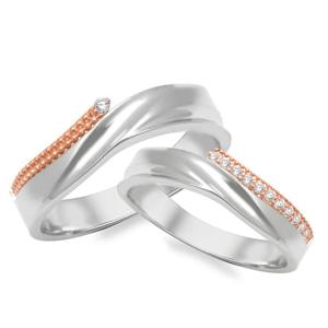 라디오사 18K 커플링 커플반지 LK18JJ-10417WM