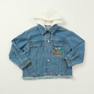 [지프키즈]지프 서핑 밑단 데끼 데님 자켓  KP1JKU721