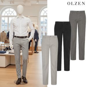 [올젠]피치 가공 바이오워싱 면스판 팬츠 ZOE3PP1302