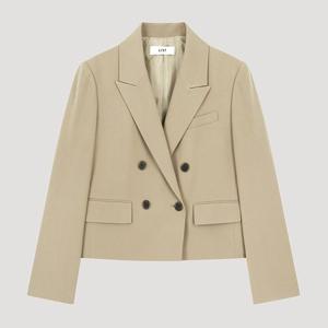 [리스트]더블 브레스티드 크롭 셋업 자켓  TWSJKO70020