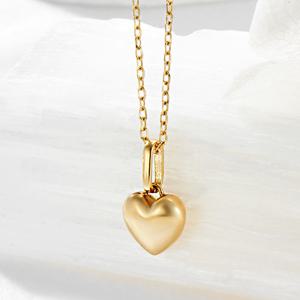[비앤비골드] 14K 볼륨 통통 하트 펜던트 JAP41867