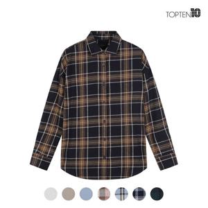 [탑텐][탑텐] 여성 플란넬 루즈핏 셔츠_MSC4WC2901