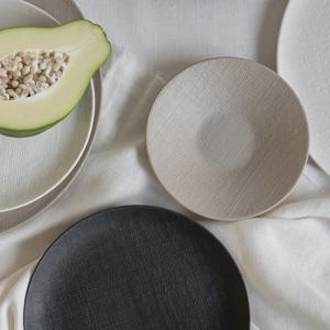 [무케] 네오플램_밀란 도자기 찬기 14cm 1p 3colors 핸드메이드 플레이트 자취 신혼 집들이선물