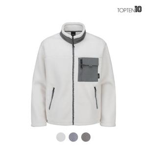 [탑텐][탑텐] 남성 쉘파 하이넥 집업_MSC4TC1911