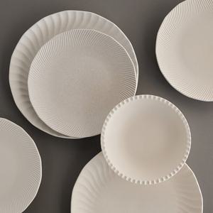 [무케] 네오플램_론다 도자기 접시 19cm 1p 핸드메이드 테이블웨어 자취 신혼 집들이선물