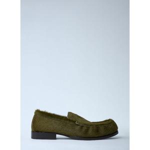 드리스반노튼 포니 헤어 알몬드 토 가죽 로퍼 252 011700 301 6