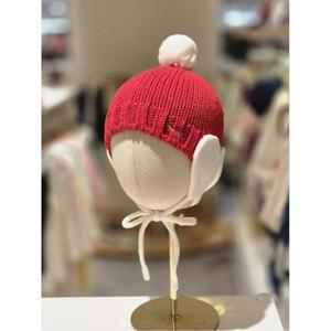 블루독베이비 10 25FW신상 (RD) 하트 귀달이 비니 (145C1480201)