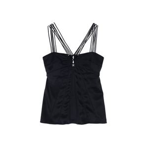 [엘러브] 샤넬 24S 실크 CC로고 탑 34 블랙 5ET1395