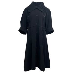 [데시데]원피스형 A라인핏 롱자켓 DOS406