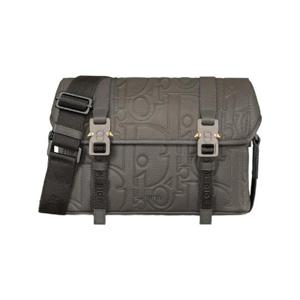 디올 힛 더 로드 메신저 백 플랩 디올 그래비티 레더 앤 그레인드 카프스킨 그레이 1ESPO333LLG-H800